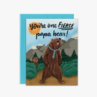Grey Street Paper Father's Day Card - Fierce Papa Bear