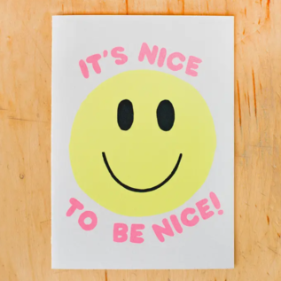 Alphabet Studios Encouragement Card - Nice To Be Nice