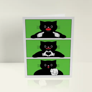 Épée Lapin Studio Love Card -  Black Cat