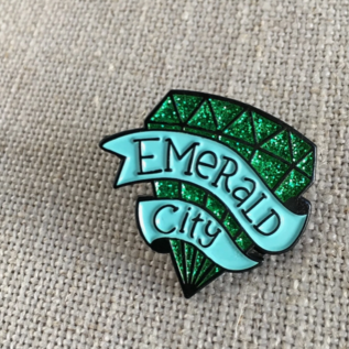 acbc Design Emerald City Glitter Pin