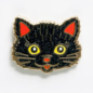 Smarty Pants Paper Black Cat Enamel Pin