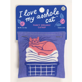 Blue Q Asshole Cat Cat Nip Bag