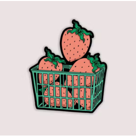 Stay Home Club Berry Basket Sticker