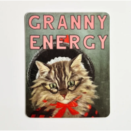 The Coin Laundry Granny Energy Sticker
