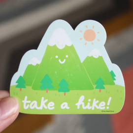 Free Period Press Take a Hike Sticker