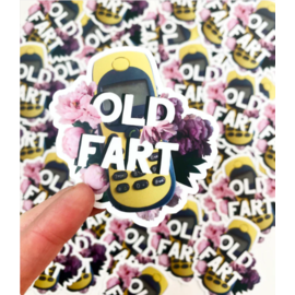 The Coin Laundry Old Fart Sticker