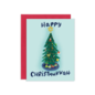 Grey Street Paper Holiday Card - Christmukkah Tree
