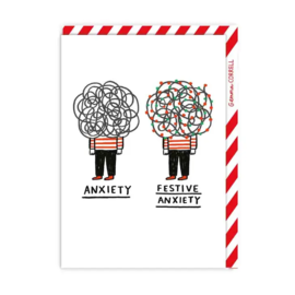 Ohh Deer Holiday Card - Festive Anxiety