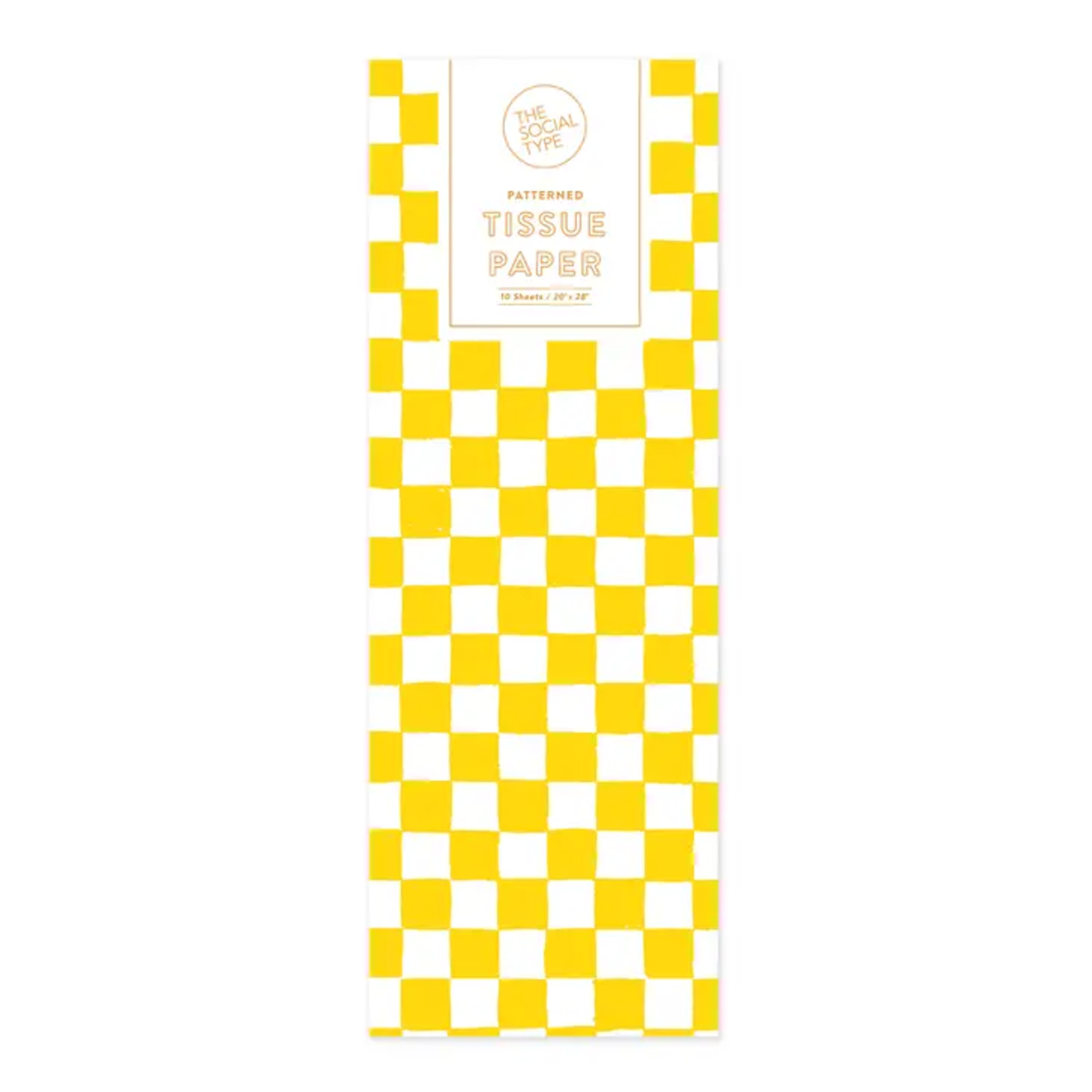 The Social Type Checker Yellow Tissue Paper