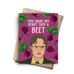 Pop Cult Paper Love Card - Heart Skip a Beet