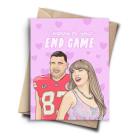 Pop Cult Paper Valentine's Day Card - End Game