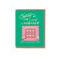 La Familia Green Valentine's Day Card - Scratch & Sniff Love Language