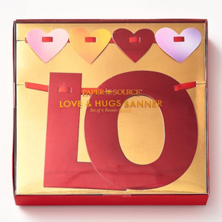 Paper Source Wholesale Valentine's Day Love & Hugs Banner