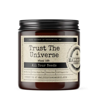 Malicious Woman Candle Co. Trust the Universe Candle