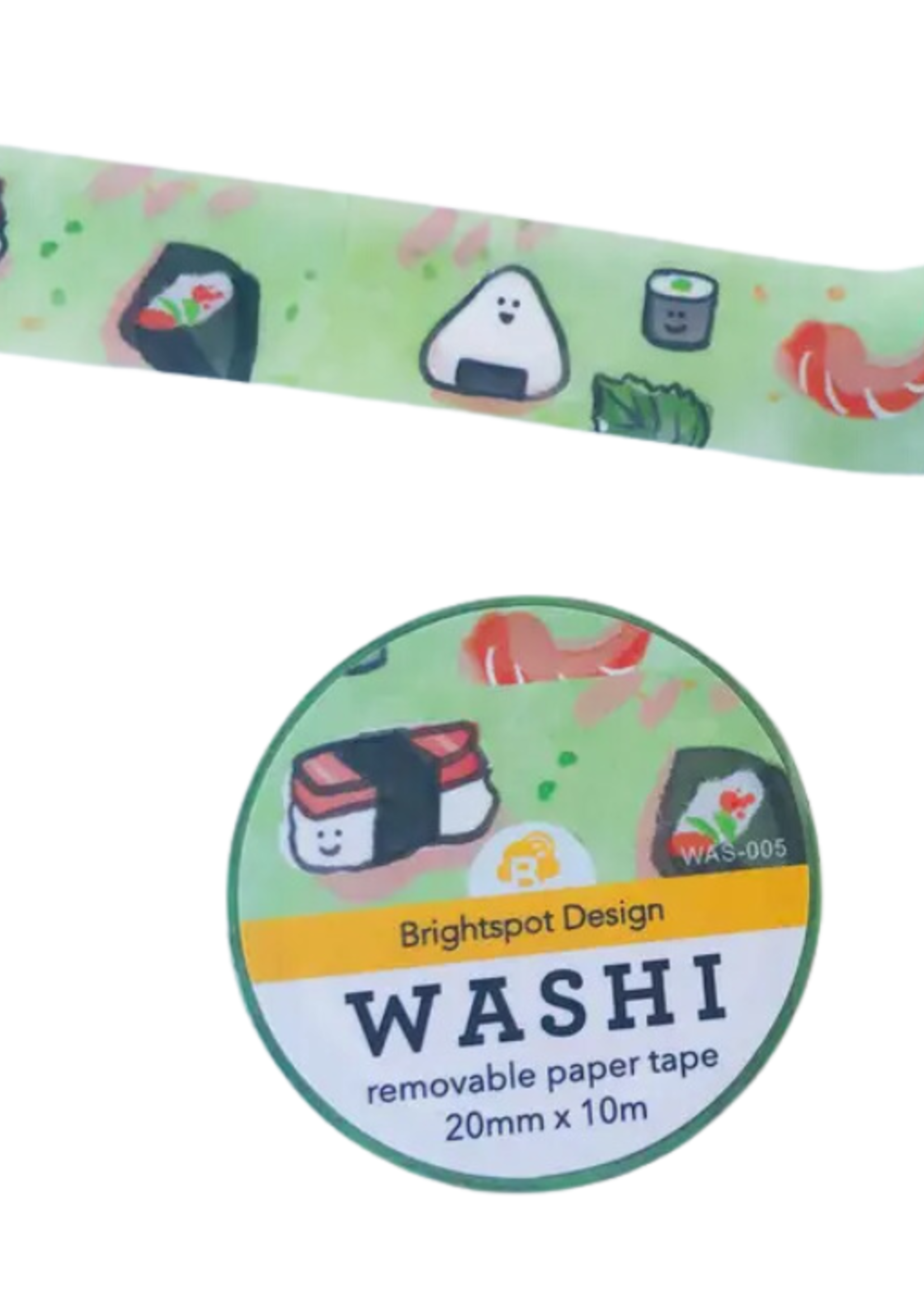 Brightspot Design Sushi Washi Tape