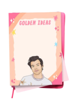 Pop Cult Paper HS Golden Ideas Notepad