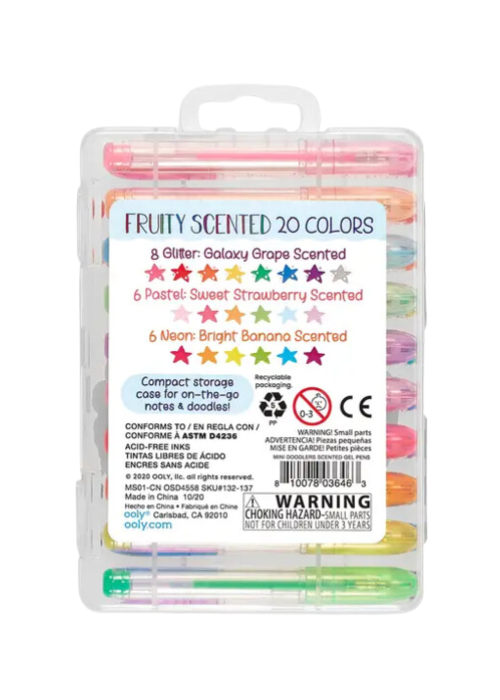 Ooly Pens - Gel Mini Doodlers Fruity Scented