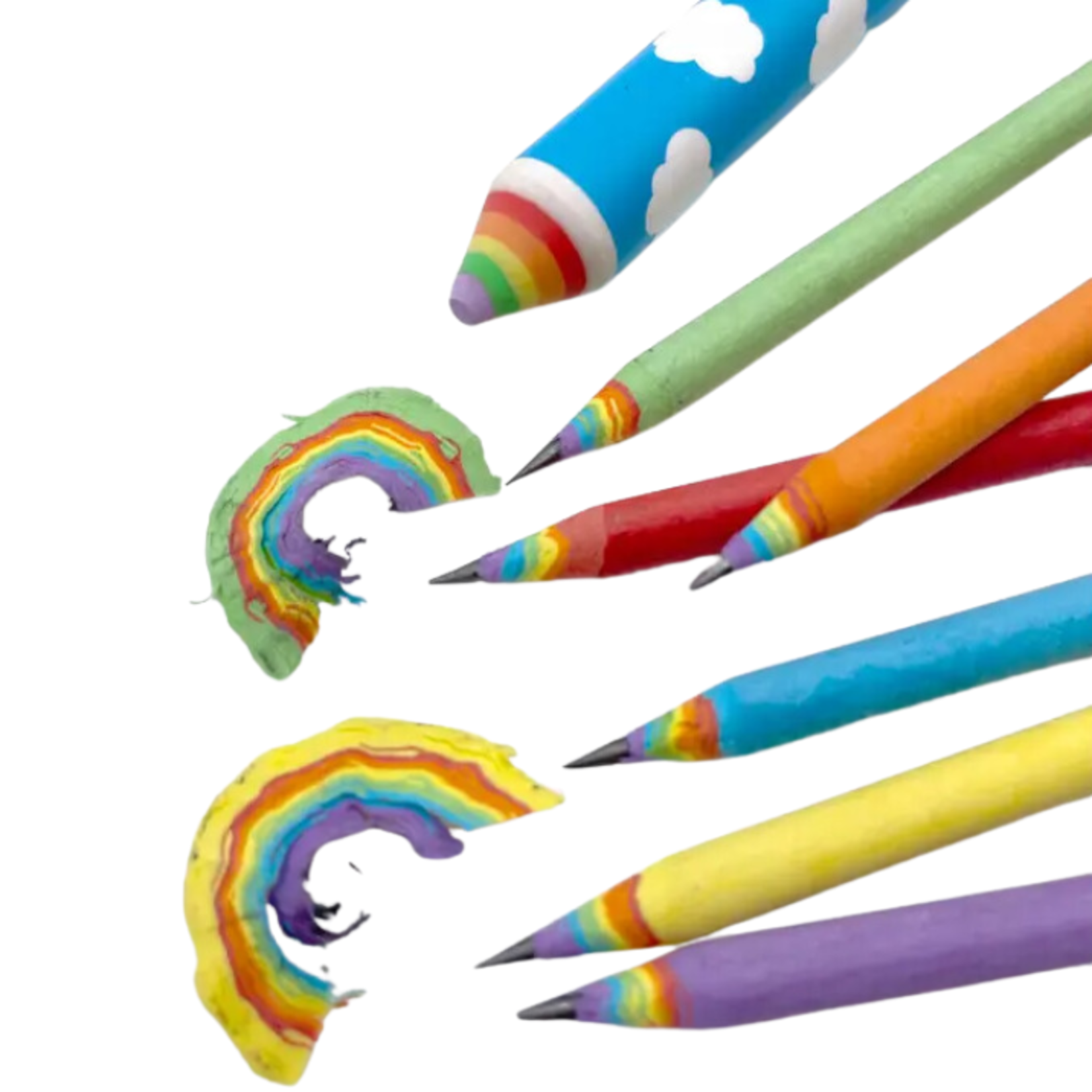 Snifty Recycled Rainbow Pencil Set