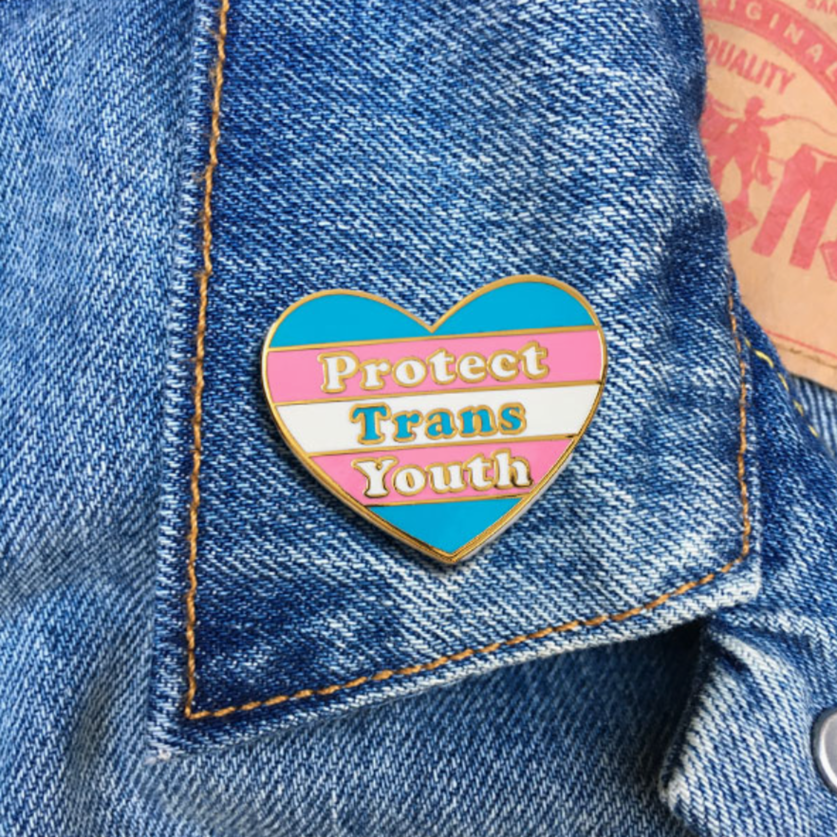 The Found Protect Trans Youth Pin