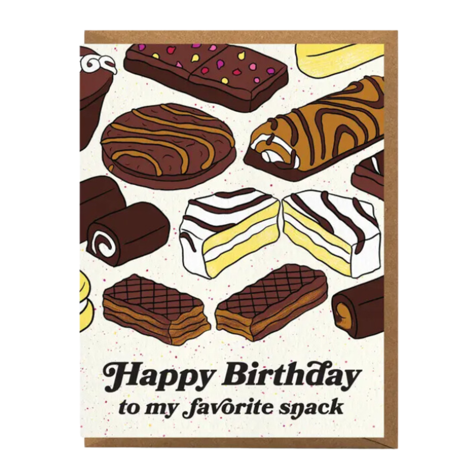 Boss Dotty Paper Co. Birthday Card - Snack Cake