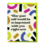Boss Dotty Paper Co. Encouragement Card -  Past Self