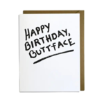 Kat French Design Birthday Card - Buttface