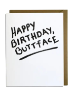 Kat French Design Birthday Card - Buttface