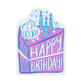 Hello Lucky / Egg Press Birthday Card - Birthday Cake