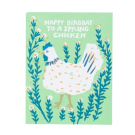 Hello Lucky / Egg Press Birthday Card - Spring Chicken