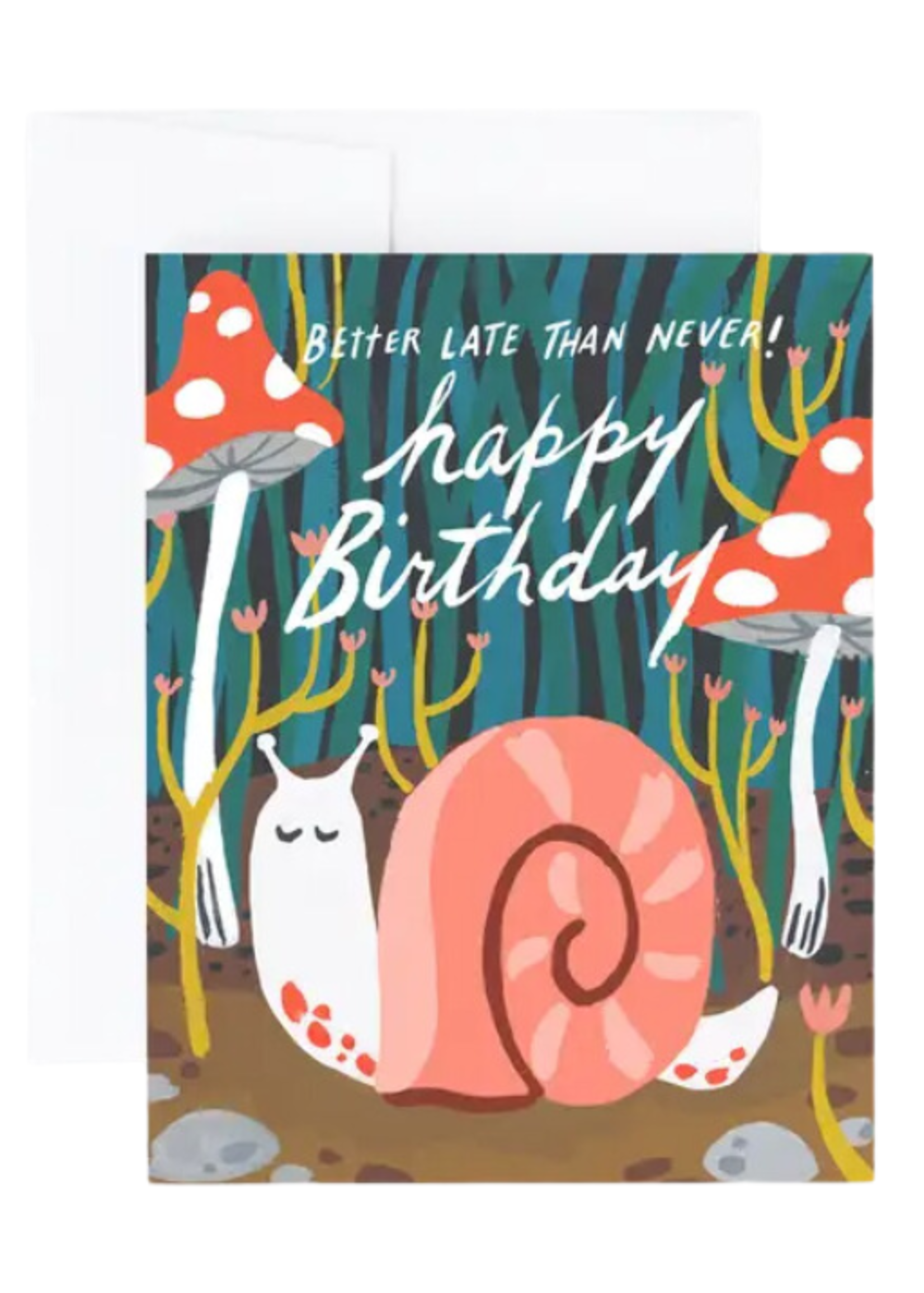 Idlewild Belated Birthday Card - Snail