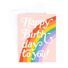 Idlewild Birthday Card - Big Rainbow