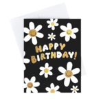 Idlewild Birthday Card - Daisy Gold Foil