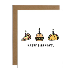 Brittany Paige Birthday Card -  Birthday Foods