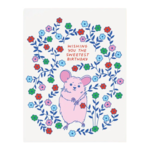 The Good Twin Birthday Card - Mouse