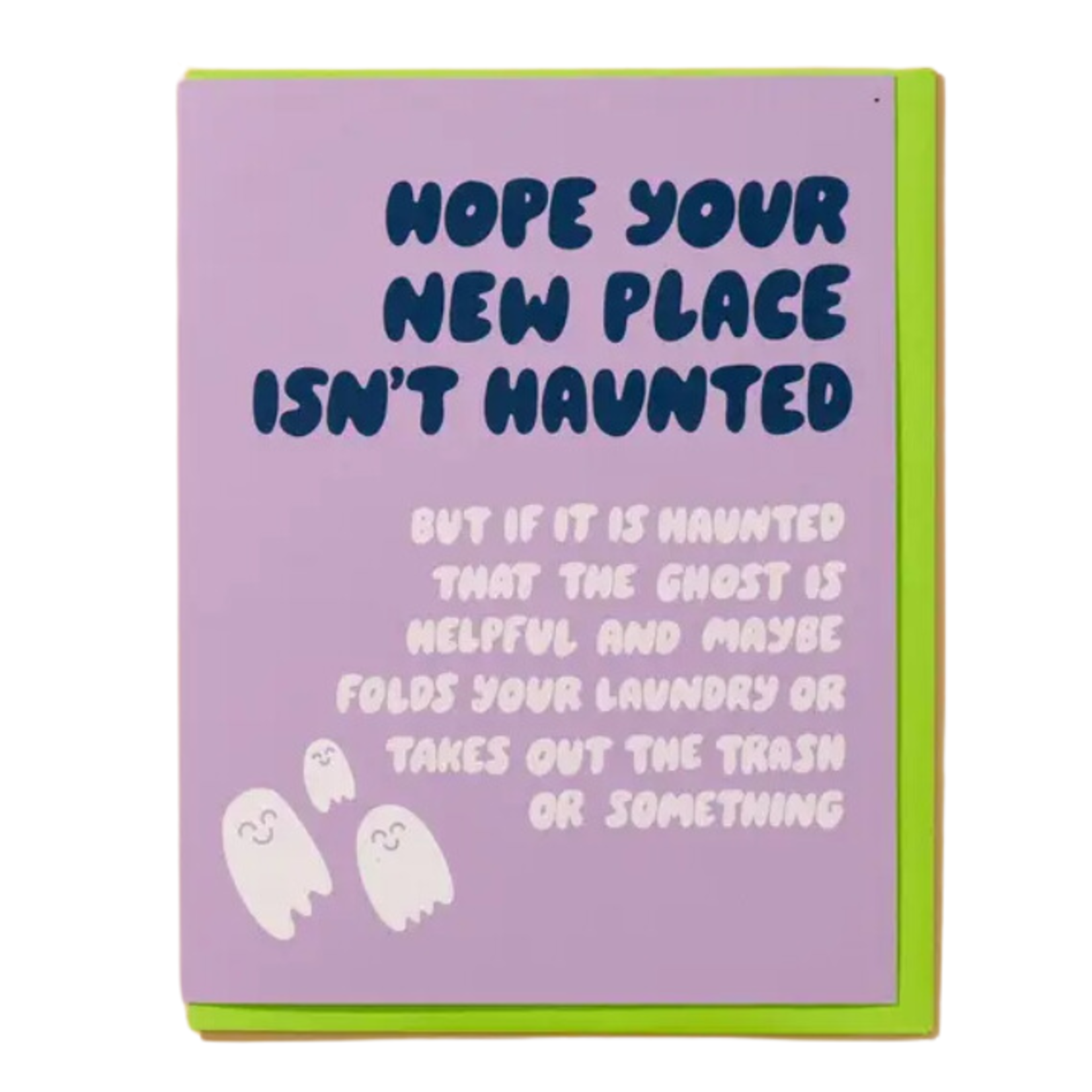 And Here We Are New Home Card - Haunted Place