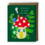 Yuko Miki New Home Card - Mushroom House