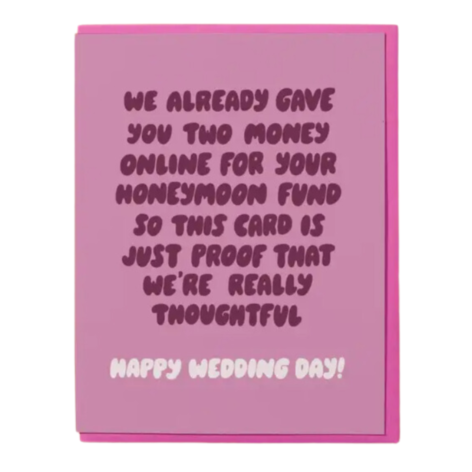 And Here We Are Wedding Card - Gave You Money Online