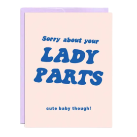 Party Mountain Paper Co. Baby Card - Lady Parts