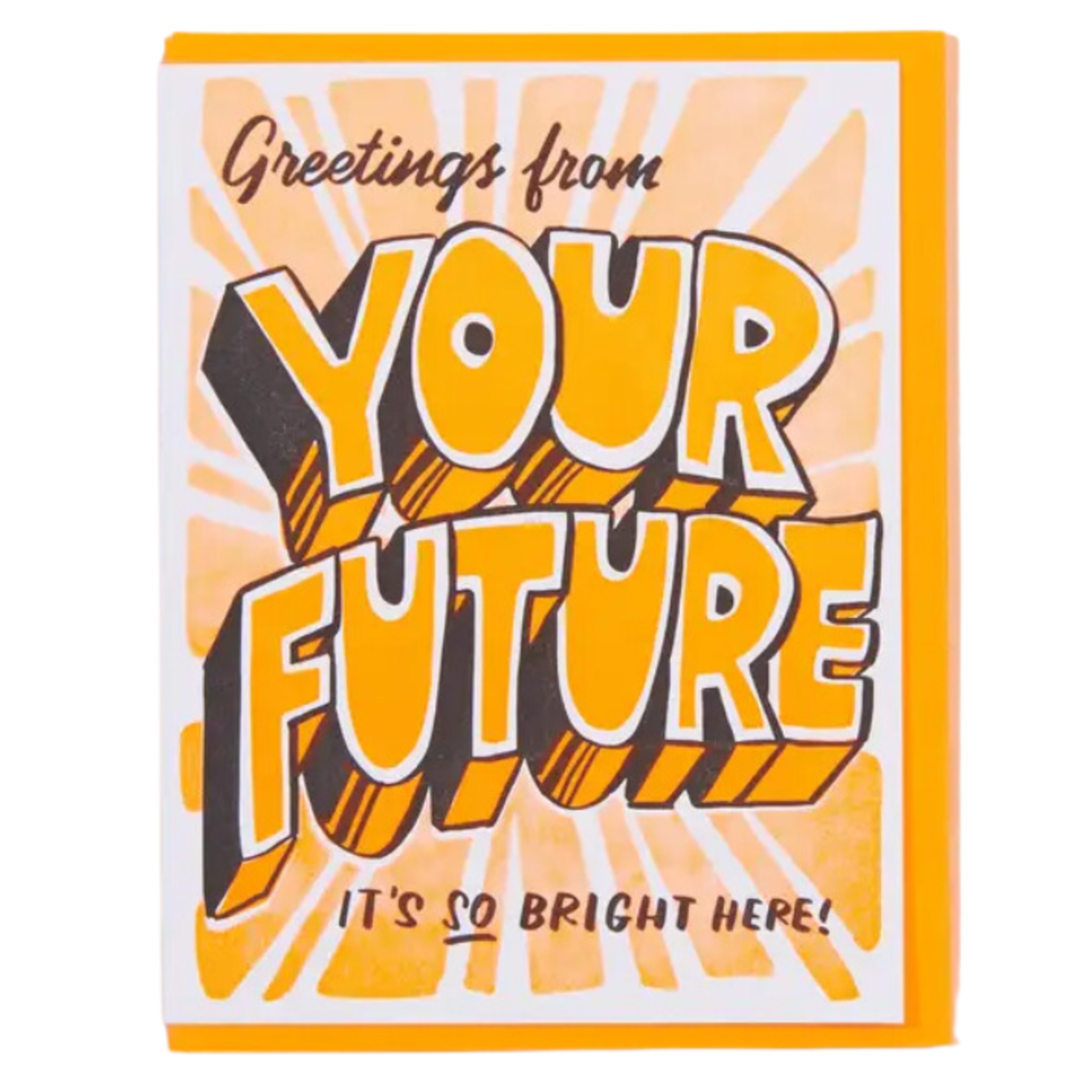 And Here We Are Congratulations Card - Bright Future