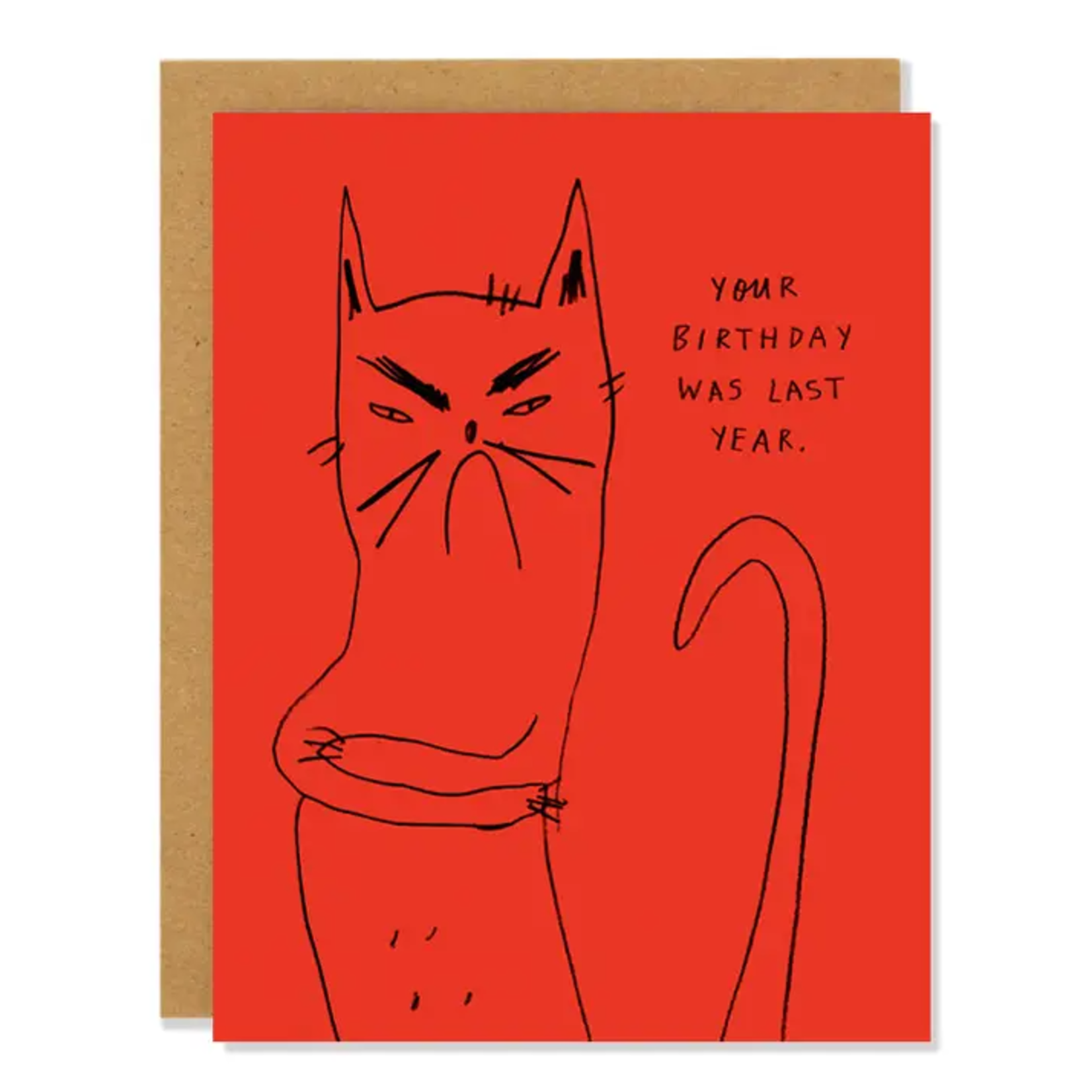 Badger & Burke Birthday Card - Bitter Kitty