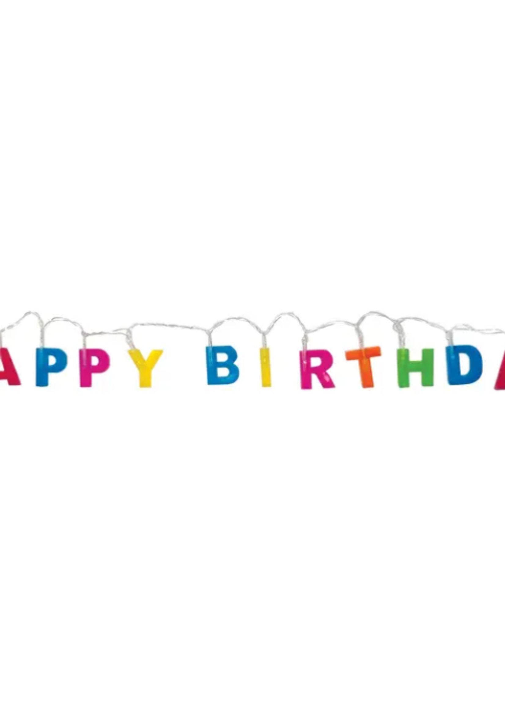 Party Partners Banner - Happy Birthday LED