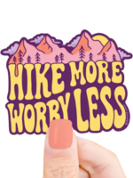 Turtle's Soup Hike More Worry Less Sticker