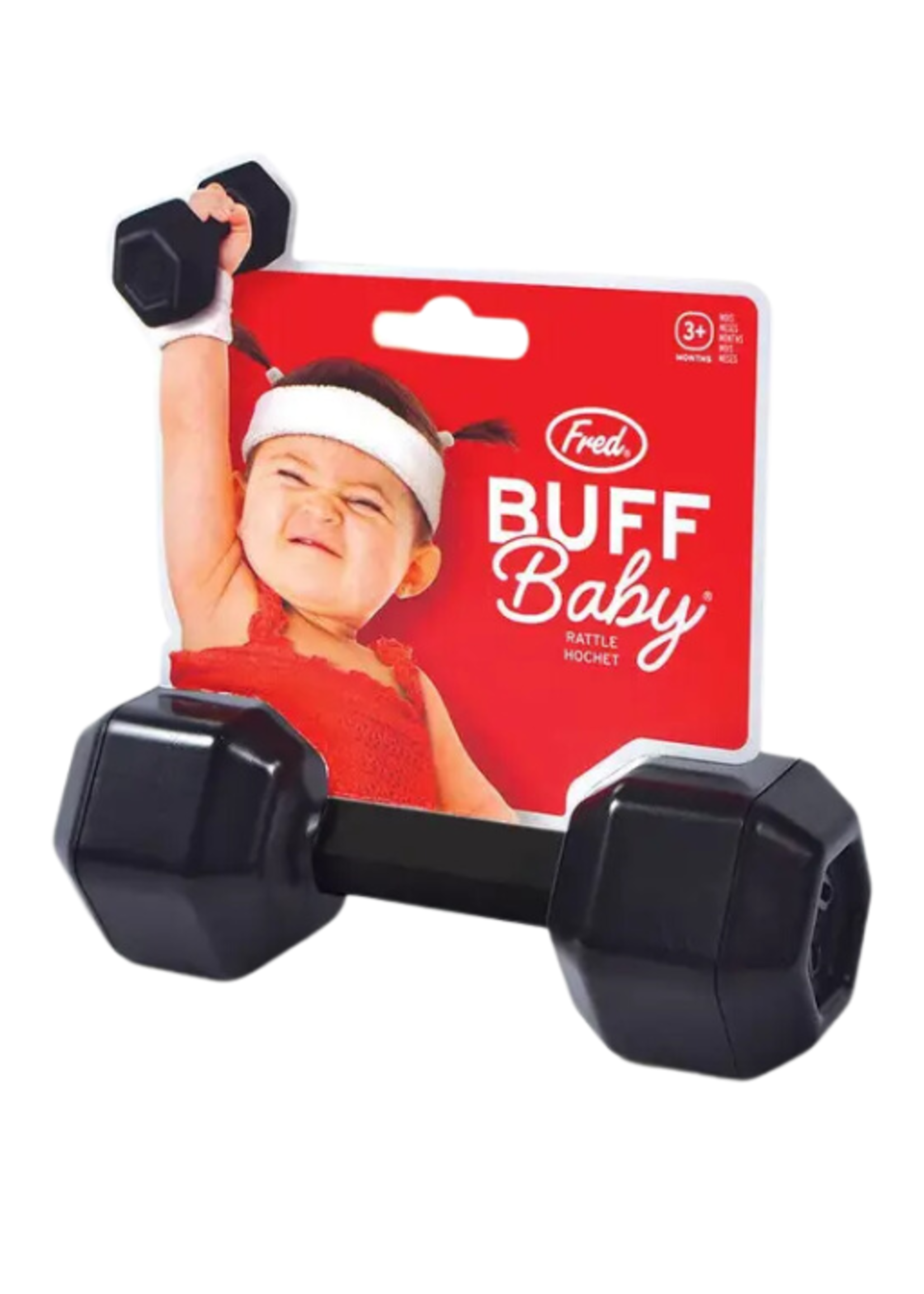 Fred Buff Baby Dumbbell Rattle