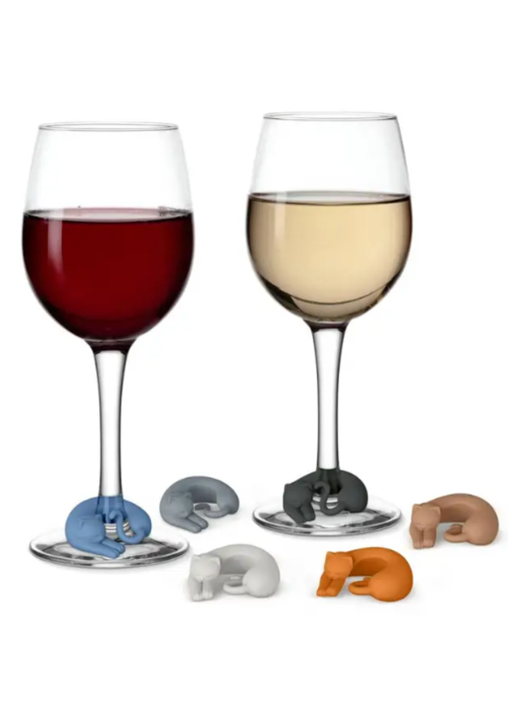 Fred Wine Lives Cat Drink Markers