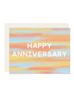 Slightly Stationery Anniversary Card - Painterly