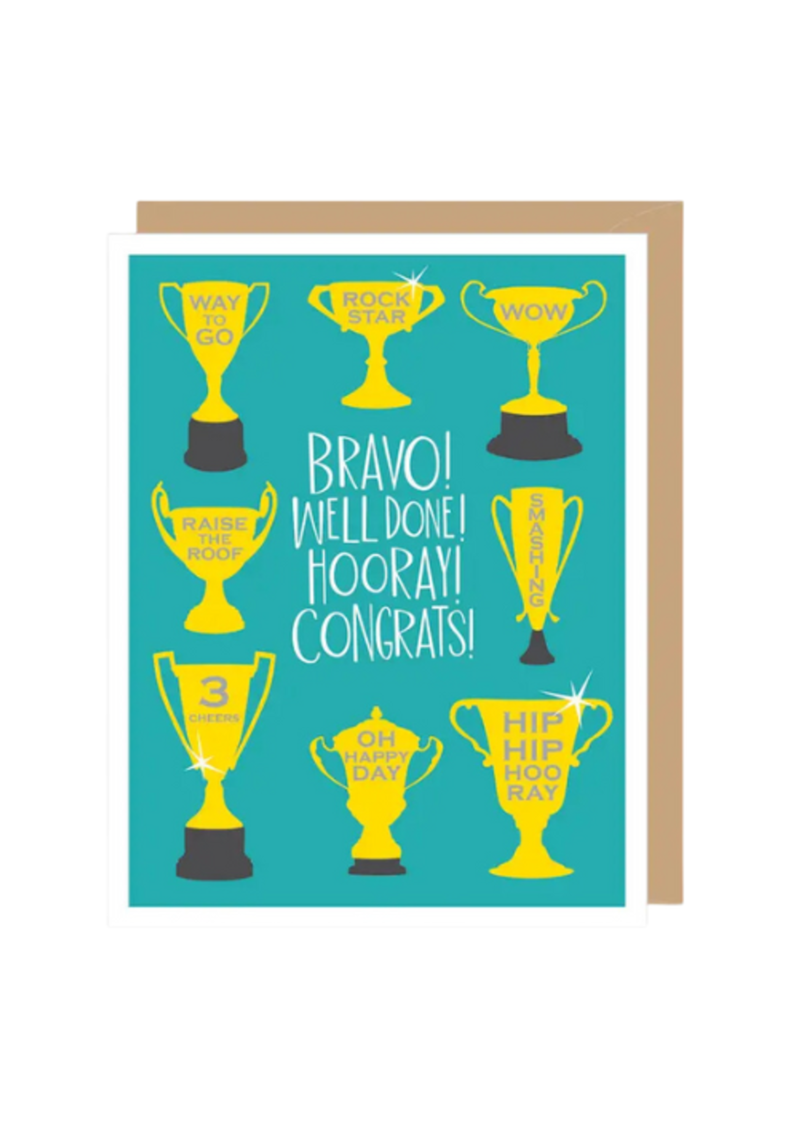 Apartment 2 Cards Congratulations Card - Trophies