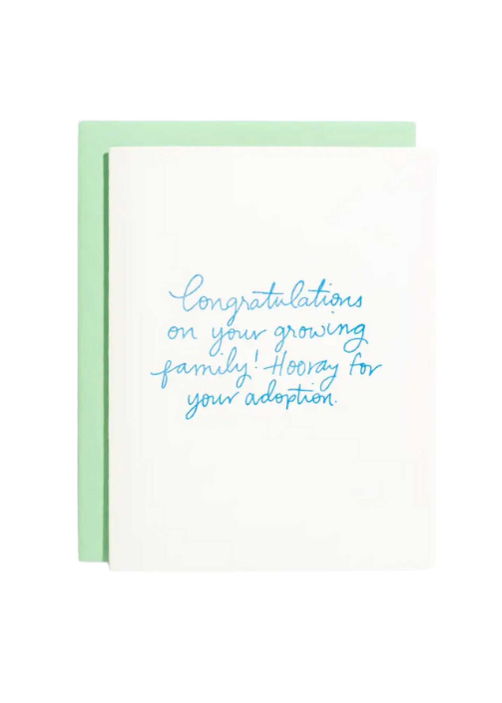 shorthand press Baby Card - Congrats On Your Adoption