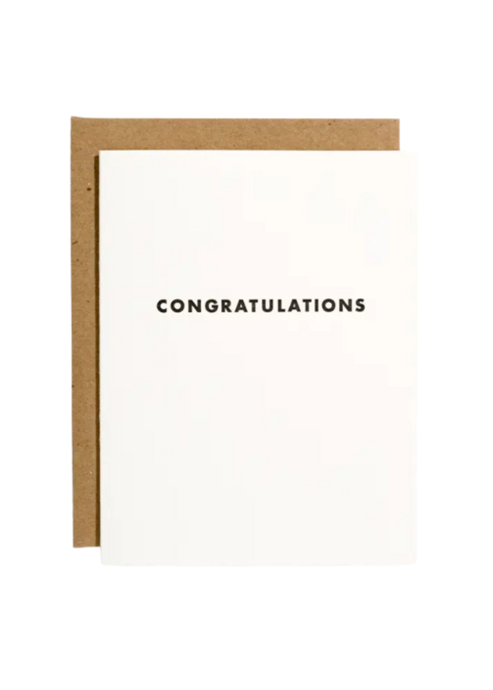 shorthand press Congratulations Card - Congrats