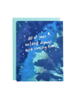 shorthand press Congratulations Card - Wildest Dreams Coming True