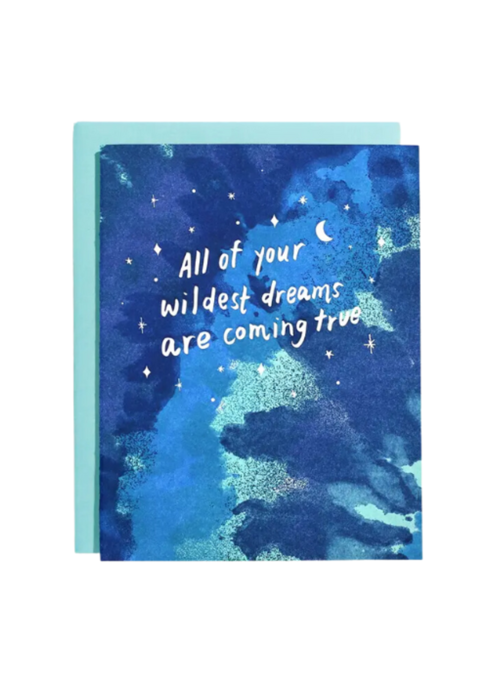 shorthand press Congratulations Card - Wildest Dreams Coming True